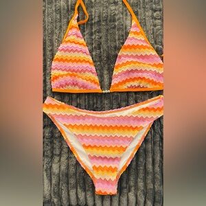 Colorful Zigzag Bikini Set